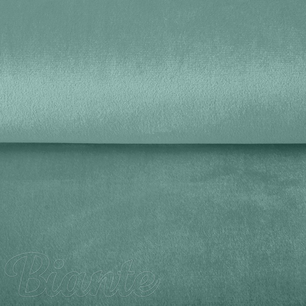 Zamatová látka Velvet Prémium SVP-048 Pastelová ľadovo zelená - šírka 145 cm a 280 cm - detail 2 - Biante.sk