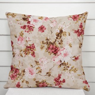 Dekorační povlak na polštář Leona LN-167 Plané růže na béžovém - Biante.cz Dekorační povlak na polštář Leona LN-167 Plané růže na béžovém - Biante.cz