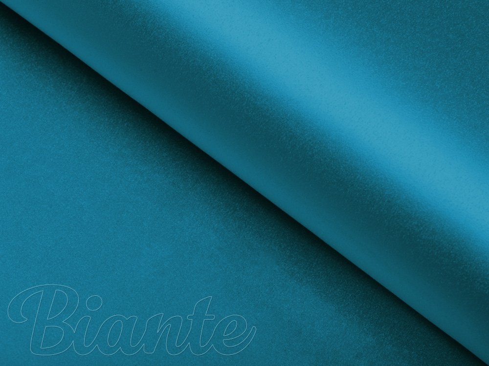 Látka polyesterový satén LUX-021 Petrolejově modrá - šířka 150 cm - detail 2 - Biante.cz Látka polyesterový satén LUX-021 Petrolejově modrá - šířka 150 cm - detail 2 - Biante.cz