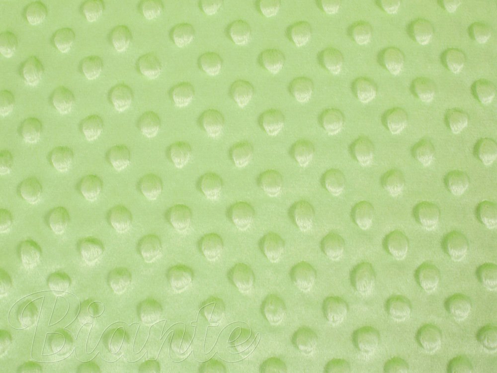 Dětská látka Minky 3D puntíky MKP-005 Pastelová světle zelená - šířka 150 cm - detail 6 - Biante.cz Dětská látka Minky 3D puntíky MKP-005 Pastelová světle zelená - šířka 150 cm - detail 6 - Biante.cz
