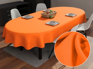 Dekorační oválný ubrus Rongo RG-035 Oranžový - Biante.cz Dekorační oválný ubrus Rongo RG-035 Oranžový - Biante.cz