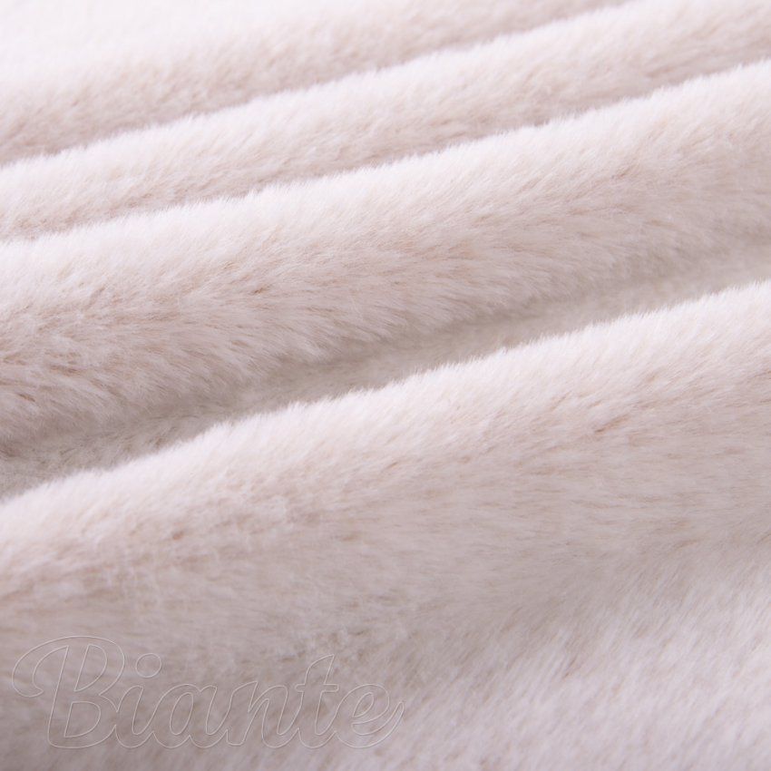 Plyš/umělá kožešina PL-003 Světle béžový melír - šířka 150 cm - detail 1 - Biante.cz