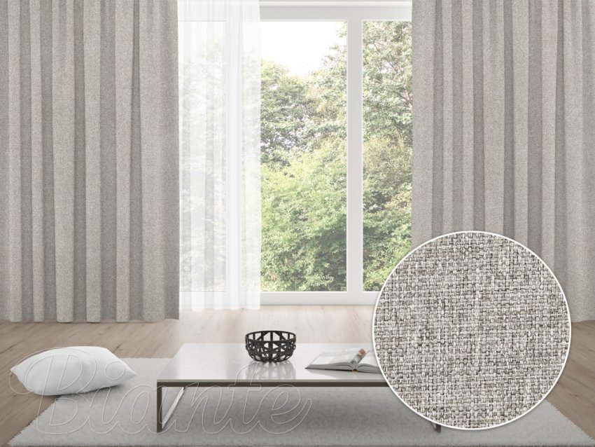 100% zatemňovací záves Blackout BKT-552 Prírodná režná - šírka 270 cm - Biante.sk