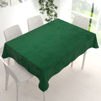 Velký sametový obdélníkový ubrus Velvet Premium SVP-032 Zelený - detail 1 - Biante.cz