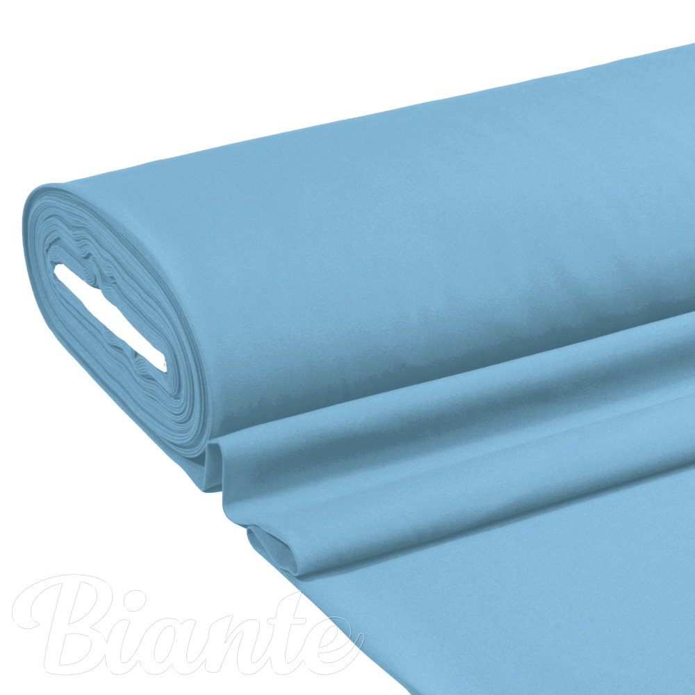 Dekorační jednobarevná látka Rongo RG-100 Světle modrá - šířka 150 cm - detail 1 - Biante.cz