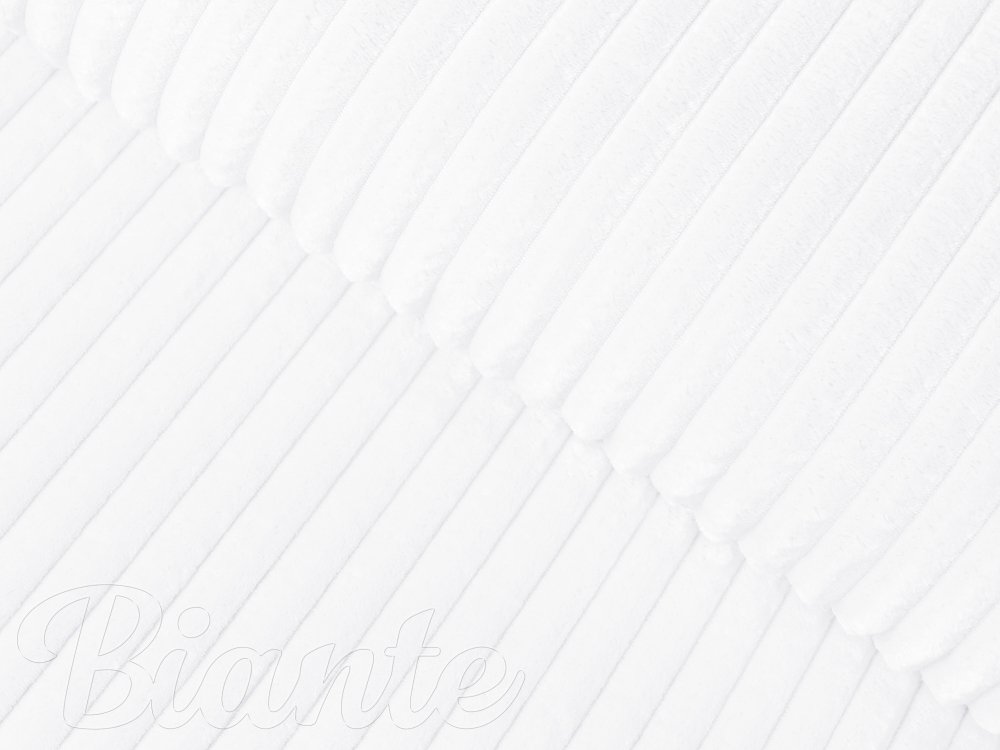 Látka Minky manšestr MKM-004 Bílá - šířka 150 cm - Biante.cz