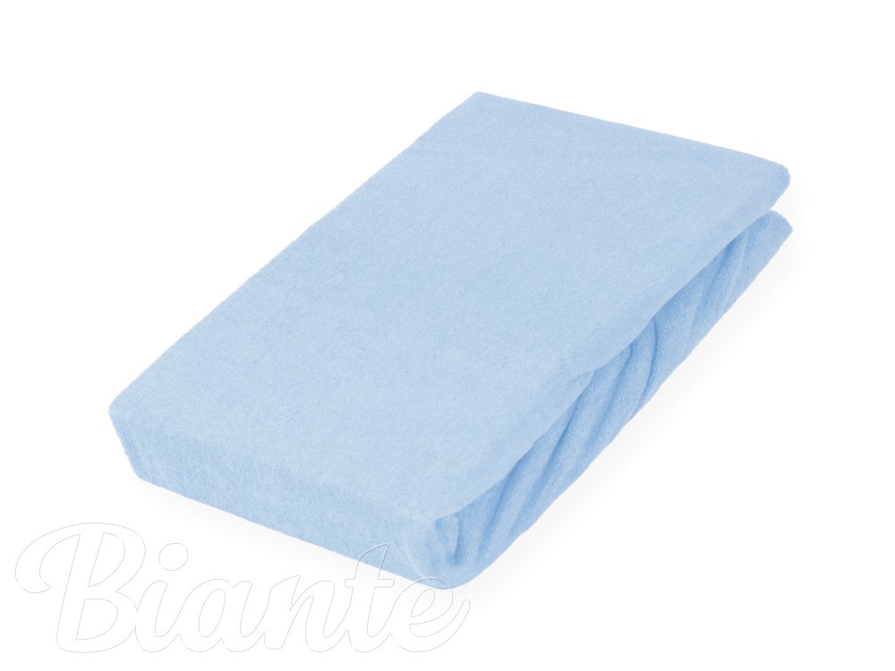 Froté napínací prostěradlo na extra vysokou matraci FR-014 Nebesky modré - detail 2 - Biante.cz Froté napínací prostěradlo na extra vysokou matraci FR-014 Nebesky modré - detail 2 - Biante.cz