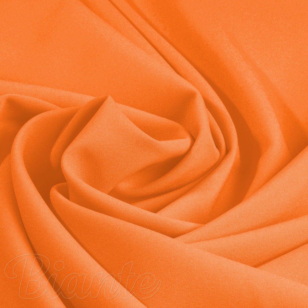 Dekorační jednobarevná látka Rongo RG-035 Oranžová - šířka 150 cm - Biante.cz