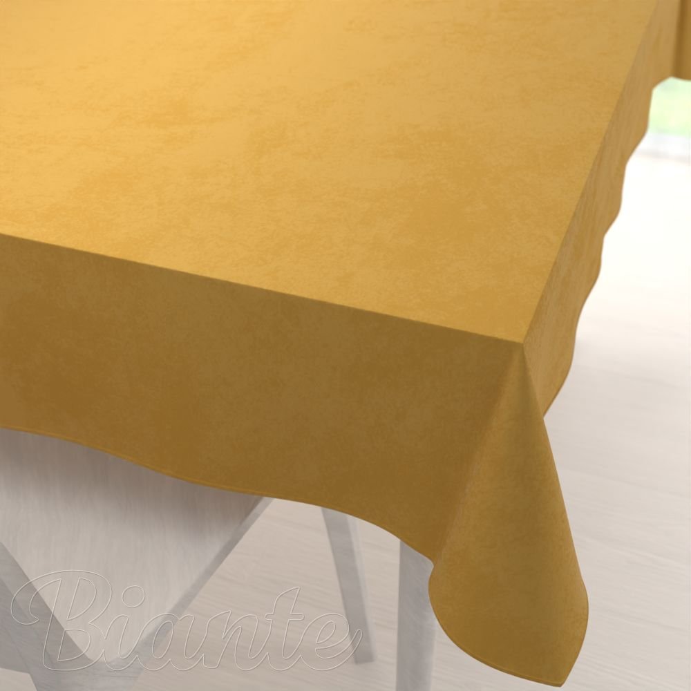 Zamatový obdĺžnikový obrus Velvet Premium SVP-009 Horčicový - Biante.sk