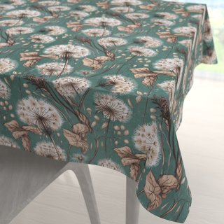 Bavlněný čtvercový ubrus Sandra SA-716 Podzimní pampelišky na zeleném - Biante.cz Bavlněný čtvercový ubrus Sandra SA-716 Podzimní pampelišky na zeleném - Biante.cz