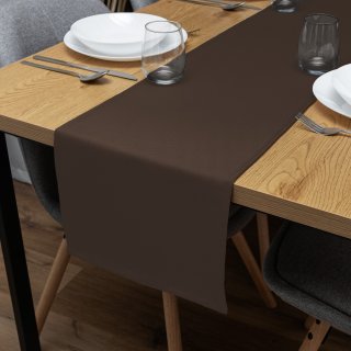Dekorační běhoun na stůl Rongo RG-015 Tmavě hnědý - Biante.cz