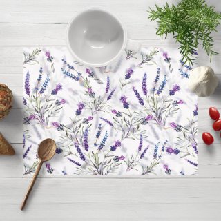 Teflonové prostírání na stůl TF-072 Levandule na bílém - Biante.cz