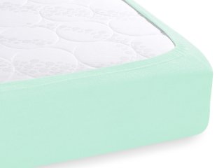 Froté napínacie prestieradlo FR-034 Mintové - detail 1 - Biante.sk Froté napínacie prestieradlo FR-034 Mintové - detail 1 - Biante.sk