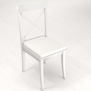 Štvorcový podsedák BKW-201 Slonová kosť žíhaná - 38x38x3 cm - detail 1 - Biante.sk