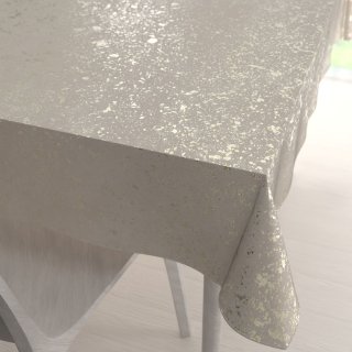Velký sametový obdélníkový ubrus Isabela IBL-001 Gold Design krémový - Biante.cz Velký sametový obdélníkový ubrus Isabela IBL-001 Gold Design krémový - Biante.cz