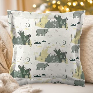 Zamatová obliečka na vankúš s lemom Tamara TMR-031 Medvede v horách - Biante.sk Zamatová obliečka na vankúš s lemom Tamara TMR-031 Medvede v horách - Biante.sk