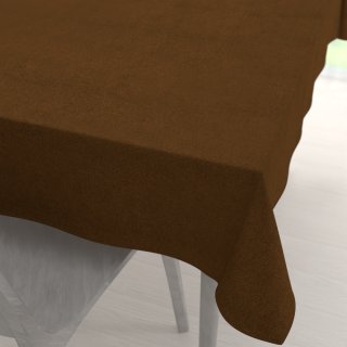 Obdélníkový ubrus/imitace broušené kůže Alcantara ALC-017 Hnědý rezavý - Biante.cz Obdélníkový ubrus/imitace broušené kůže Alcantara ALC-017 Hnědý rezavý - Biante.cz