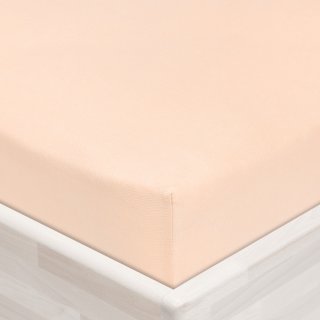 Dětské jersey napínací prostěradlo do postýlky JR-021 Pudrové - detail 1 - Biante.cz