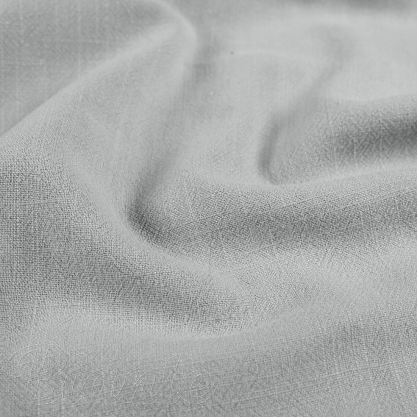 Lněná látka LEN-007 Šedá - metráž šířka 140 cm - detail 4 - Biante.cz