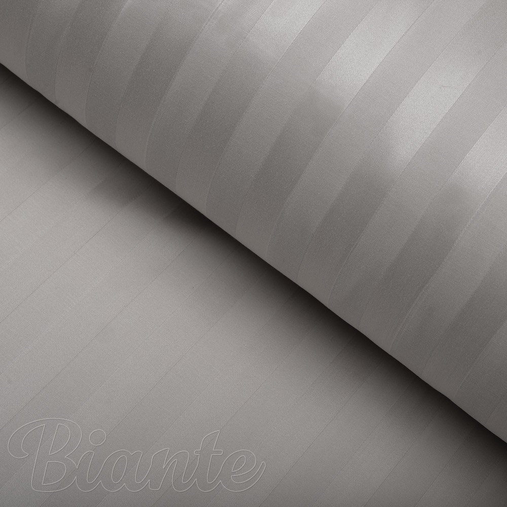 Damašek Atlas Gradl hnědošedý - proužky 2 cm DM-019 - metráž šířka 150 cm - Biante.cz