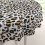 Bavlněný kulatý ubrus Sandra SA-409 Leopardí vzor na bílém - Biante.cz