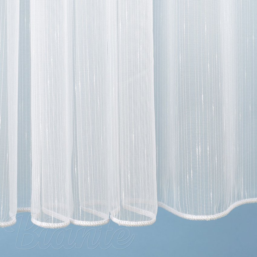 Záclona bílá s olůvkem vzor Prší - ZAC-023 výška 160 cm a 330 cm - detail 4 - Biante.cz