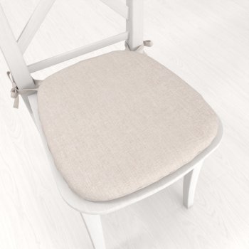 Oblý podsedák BKW-205 Režný žíhaný - 39x37x3 cm - Biante.cz Oblý podsedák BKW-205 Režný žíhaný - 39x37x3 cm - Biante.cz