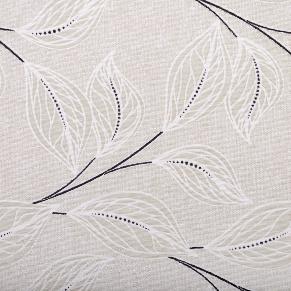 Dekoračná látka Leona LN-164 Popínavé lístky na režnom - šírka 140 cm a 280 cm - detail 5 - Biante.sk