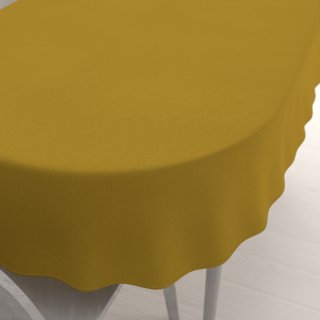 Dekorační oválný ubrus BKU-102 Okrový - Biante.cz