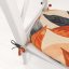 Oblý podsedák Elen PM-131 Veľké jesenné listy na režnom - 39x37x3 cm - detail 1 - Biante.sk