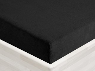 Froté napínacie prestieradlo FR-030 Čierne - Biante.sk Froté napínacie prestieradlo FR-030 Čierne - Biante.sk