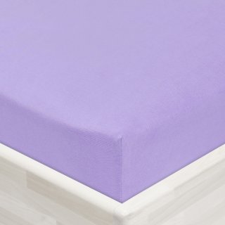 Dětské jersey napínací prostěradlo do postýlky JR-012 Levandulové - detail 1 - Biante.cz