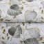 Dekorační látka Leona LN-173 Šedé listy na režném - šířka 140 cm a 280 cm - detail 3 - Biante.cz