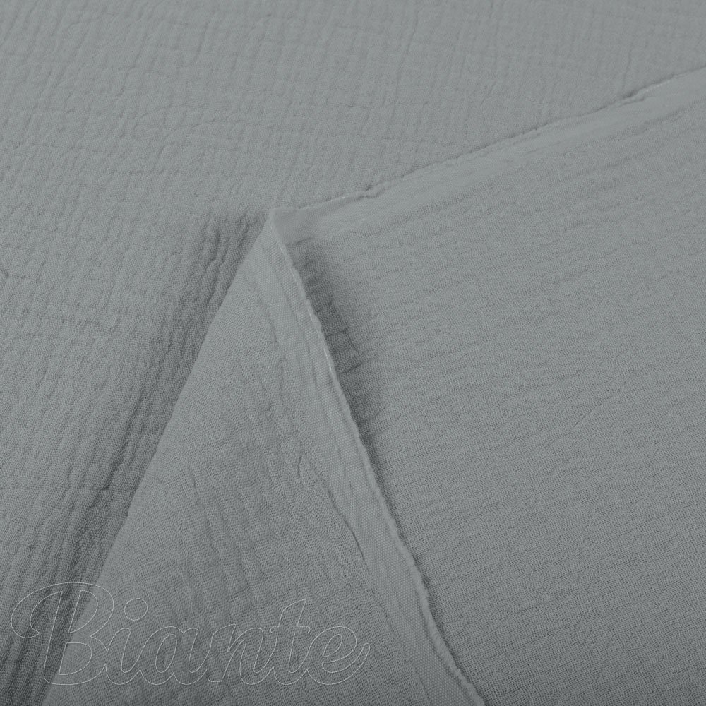 Mušelín dvojitá gázovina MSN-062 Šedá - metráž šířka 140 cm - detail 3 - Biante.cz Mušelín dvojitá gázovina MSN-062 Šedá - metráž šířka 140 cm - detail 3 - Biante.cz