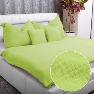 Mušelínové ložní povlečení Nature MSN-058 Světle pistáciové - Biante.cz