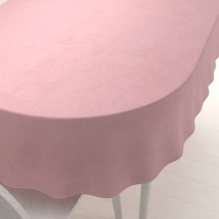 Sametový oválný ubrus Velvet Premium SVP-033 Starorůžový - Biante.cz