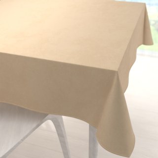 Velký sametový čtvercový ubrus Velvet Premium SVP-006 Pískově béžový - Biante.cz Velký sametový čtvercový ubrus Velvet Premium SVP-006 Pískově béžový - Biante.cz