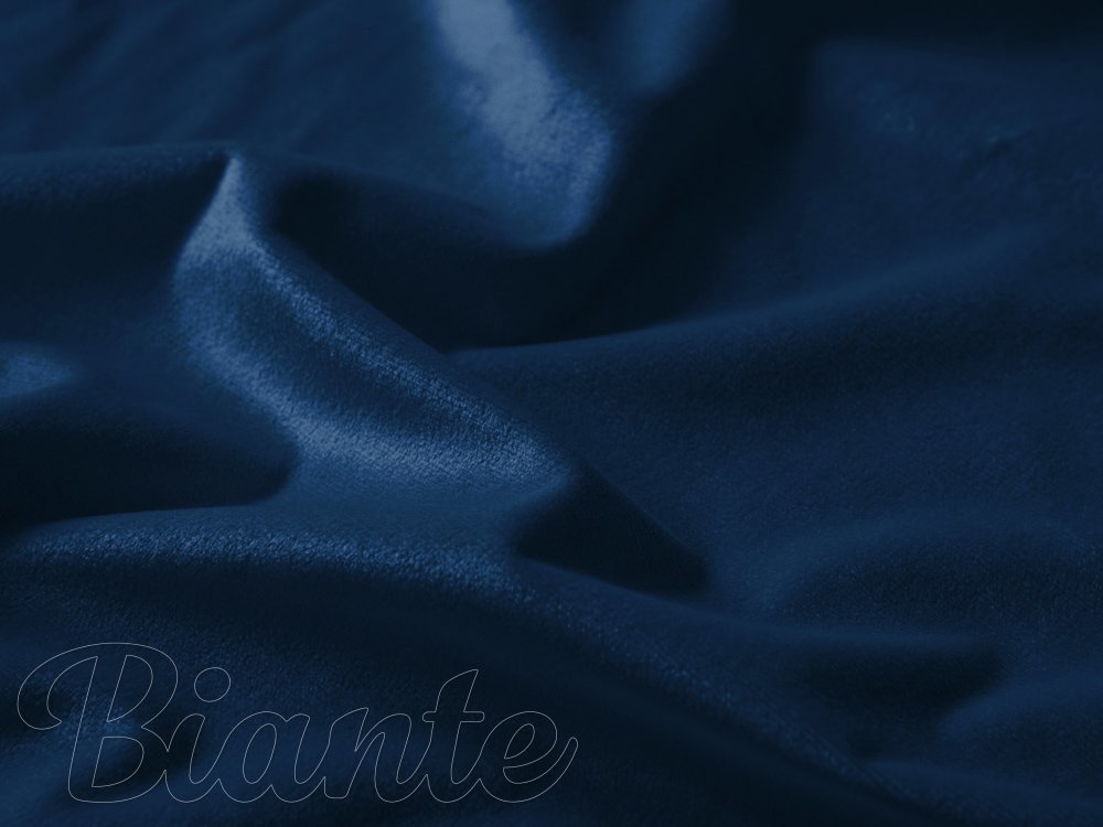 Sametová látka Velvet Premium SVP-029 Námořnická modrá - šířka 145 cm a 280 cm - detail 3 - Biante.cz Sametová látka Velvet Premium SVP-029 Námořnická modrá - šířka 145 cm a 280 cm - detail 3 - Biante.cz