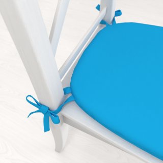 Oblý podsedák Rongo RG-073 Modrý - 39x37x3 cm - detail 1 - Biante.sk