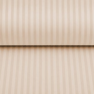 Damašek Atlas Gradl krémově béžový - proužky 1 cm DM-023 - metráž šířka 300 cm