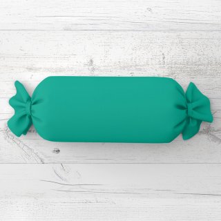 Polštář válec bonbon Rongo RG-091 Tyrkysově zelený - Biante.cz