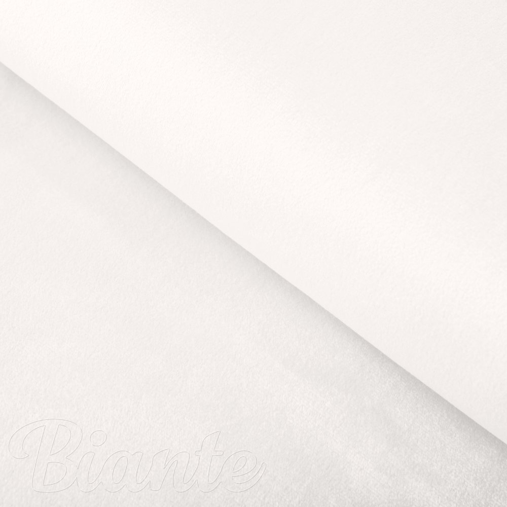 Sametová látka Velvet Premium SVP-024 Krémově bílá - šířka 145 cm - Biante.cz