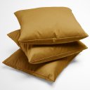 Sametový povlak na polštář Velvet Premium SVP-009 Hořčicový - detail 1 - Biante.cz
