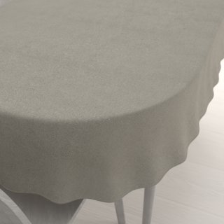 Oválný ubrus/imitace broušené kůže Alcantara ALC-014 Světle šedý - Biante.cz Oválný ubrus/imitace broušené kůže Alcantara ALC-014 Světle šedý - Biante.cz