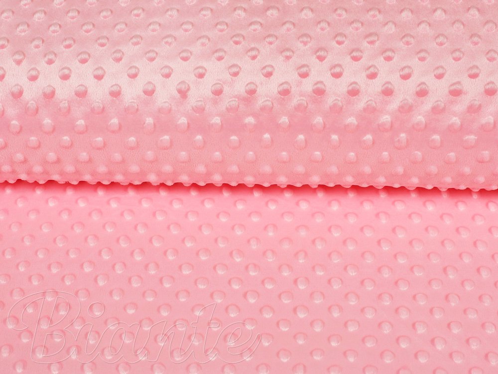 Dětská látka Minky 3D puntíky MKP-011 Světle růžová - šířka 150 cm - detail 4 - Biante.cz Dětská látka Minky 3D puntíky MKP-011 Světle růžová - šířka 150 cm - detail 4 - Biante.cz