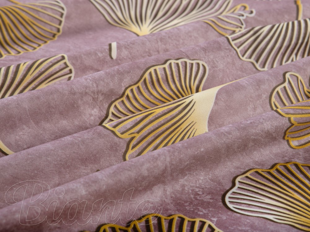 Sametová látka Tamara TMR-001 Ginkgo lístky na starorůžovém - šířka 150 cm - detail 5 - Biante.cz Sametová látka Tamara TMR-001 Ginkgo lístky na starorůžovém - šířka 150 cm - detail 5 - Biante.cz
