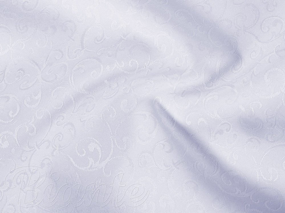Teflonová látka na ubrusy TF-078 Ornamenty - studená bílá - šířka 160 cm - detail 1 - Biante.cz Teflonová látka na ubrusy TF-078 Ornamenty - studená bílá - šířka 160 cm - detail 1 - Biante.cz