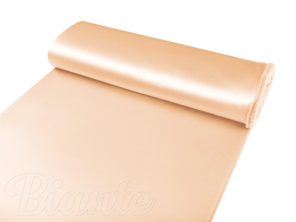 Látka polyesterový satén LUX-L046 Béžová - šířka 150 cm - detail 3 - Biante.cz Látka polyesterový satén LUX-L046 Béžová - šířka 150 cm - detail 3 - Biante.cz