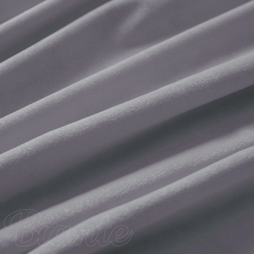 Sametová látka Velvet Premium SVP-013 Šedá - šířka 145 cm a 280 cm - detail 4 - Biante.cz