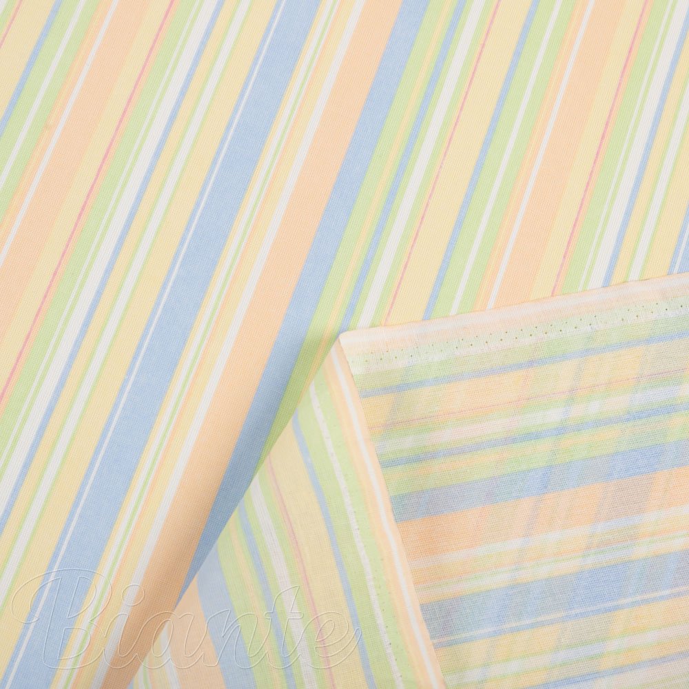Bavlněná látka/plátno Sandra SA-734 Pastelově barevné proužky - šířka 160 cm - detail 4 - Biante.cz